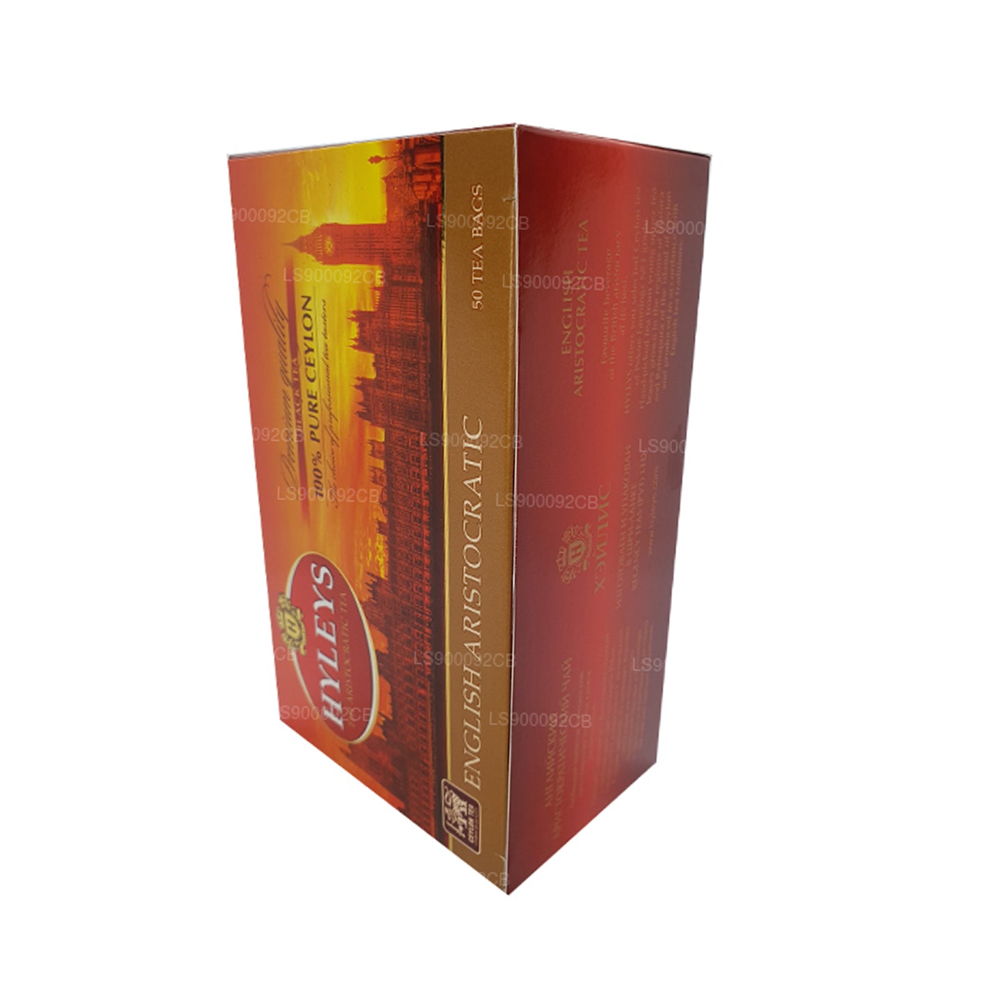 Té negro de alta calidad HYLEYS, 50 bolsitas de té (100 g)