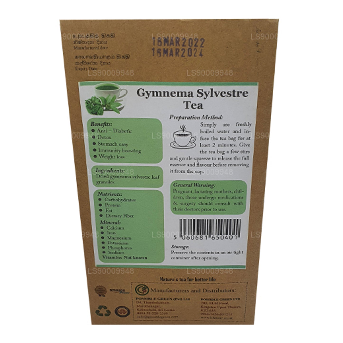 Té Lifetone Gymnema Sylvester (40 g)