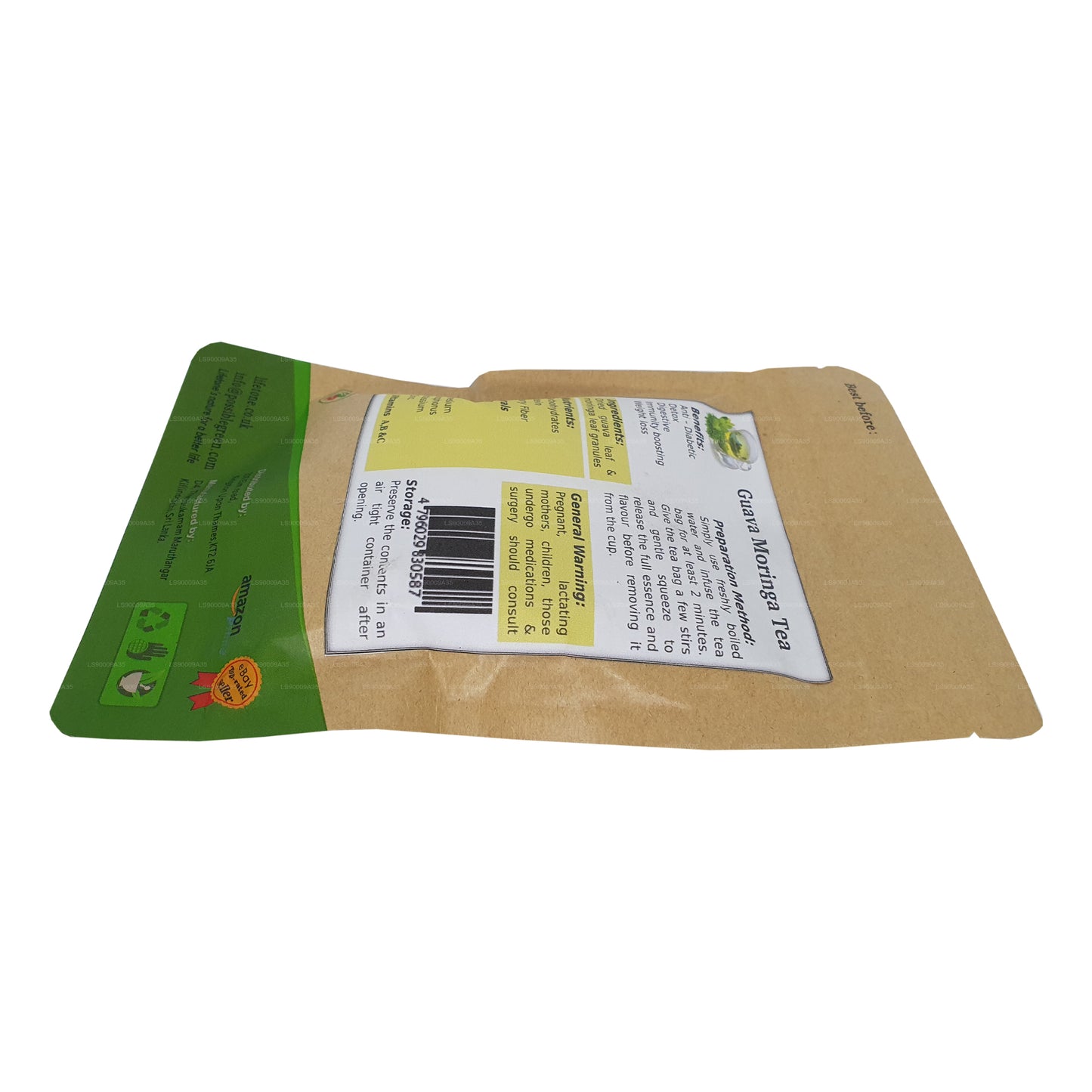 Té de moringa y guayaba Lifetone (30 g)