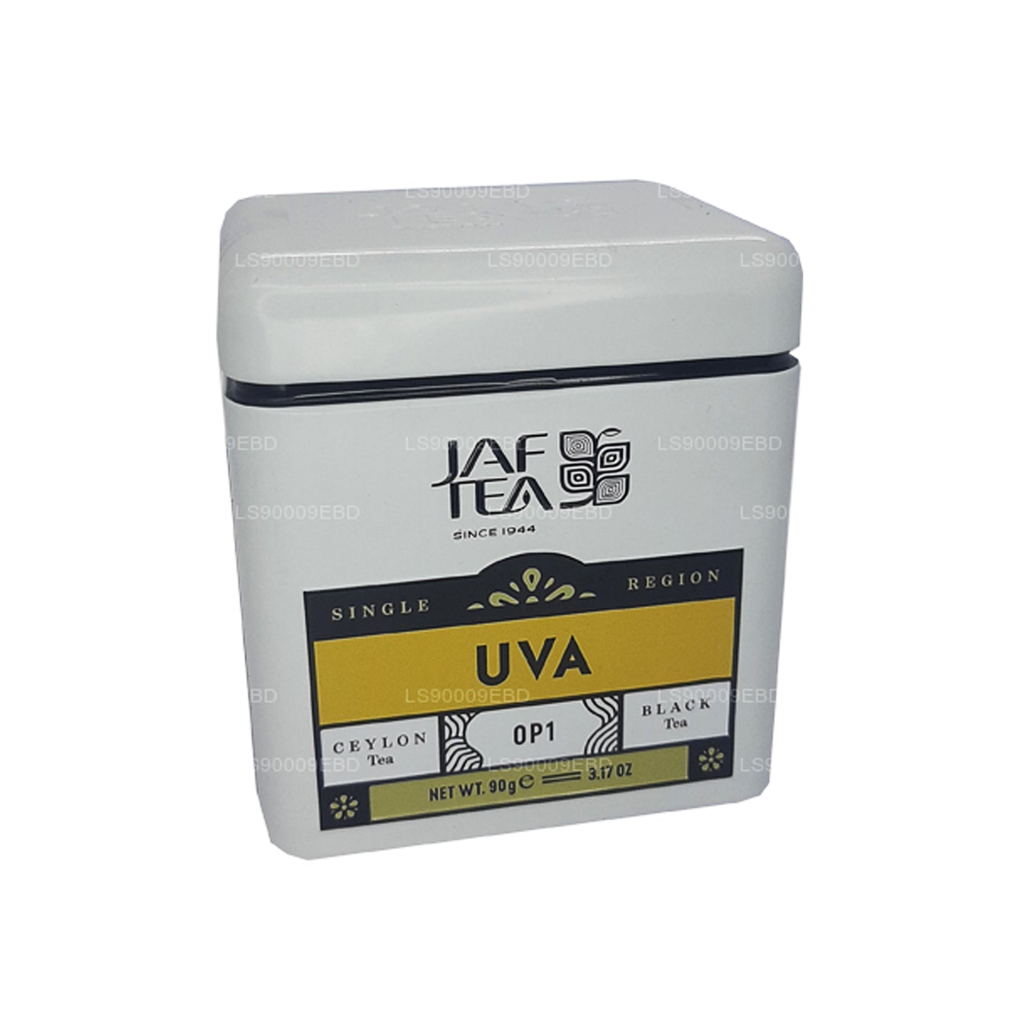 Lata de té Jaf de una sola región Uva OP1 (90 g)