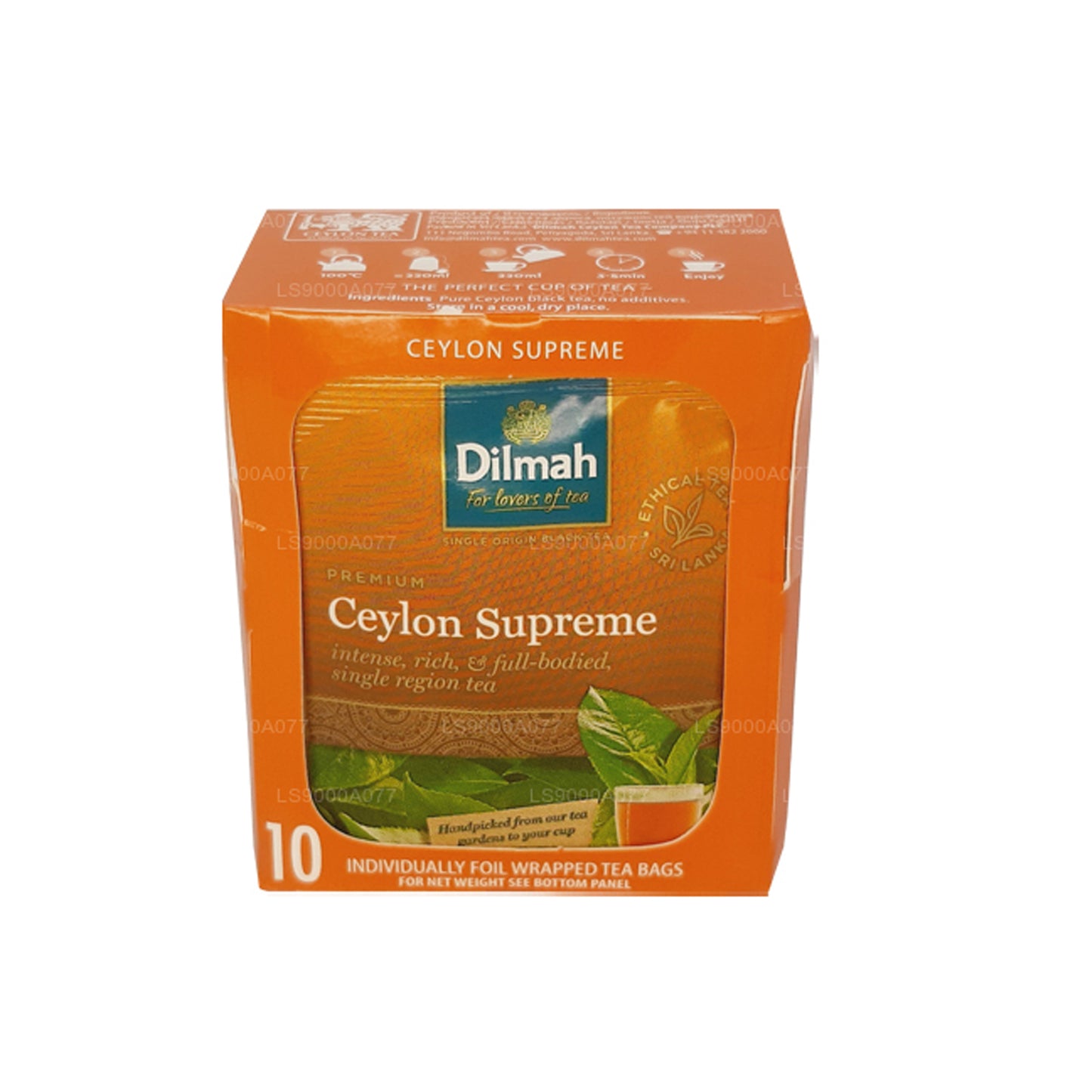 10 bolsitas de té Dilmah Ceylon Supreme (20 g)