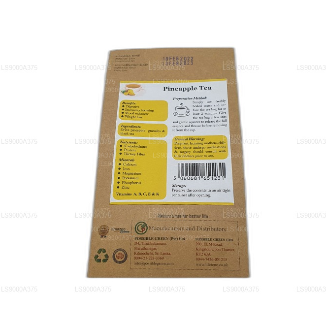 Té de piña Lifetone (40 g)