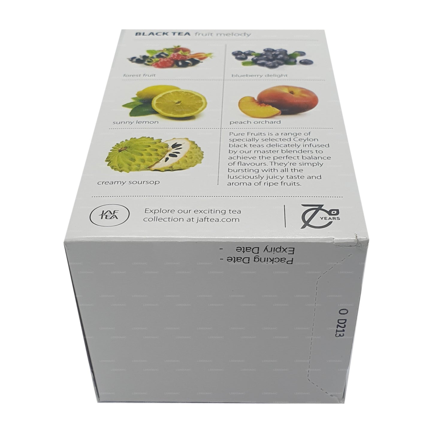 Jaf Tea Pure Fruits Collection Black Tea Fruit Melody (30 g) 20 bolsitas de té