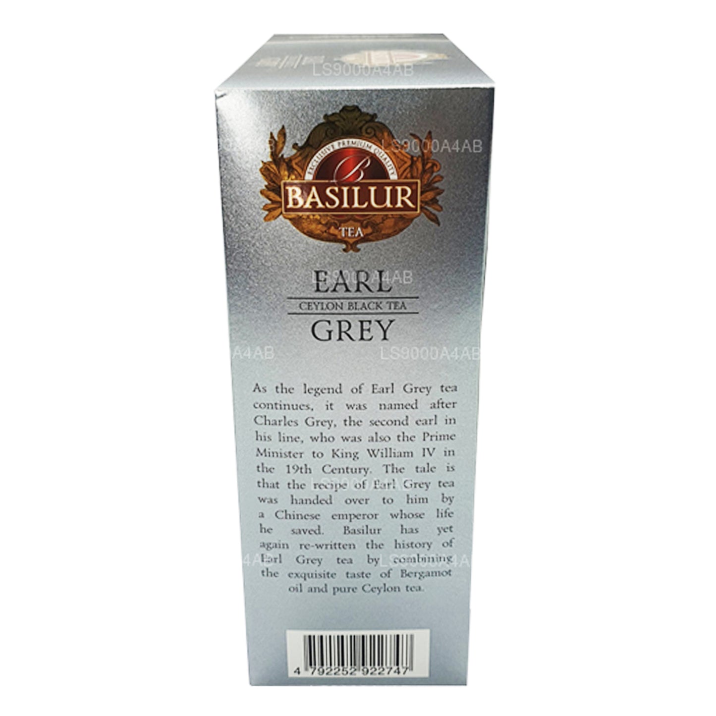 Té negro de Ceilán Basilur Speciality Classics Earl Grey (200 g) 100 bolsitas de té