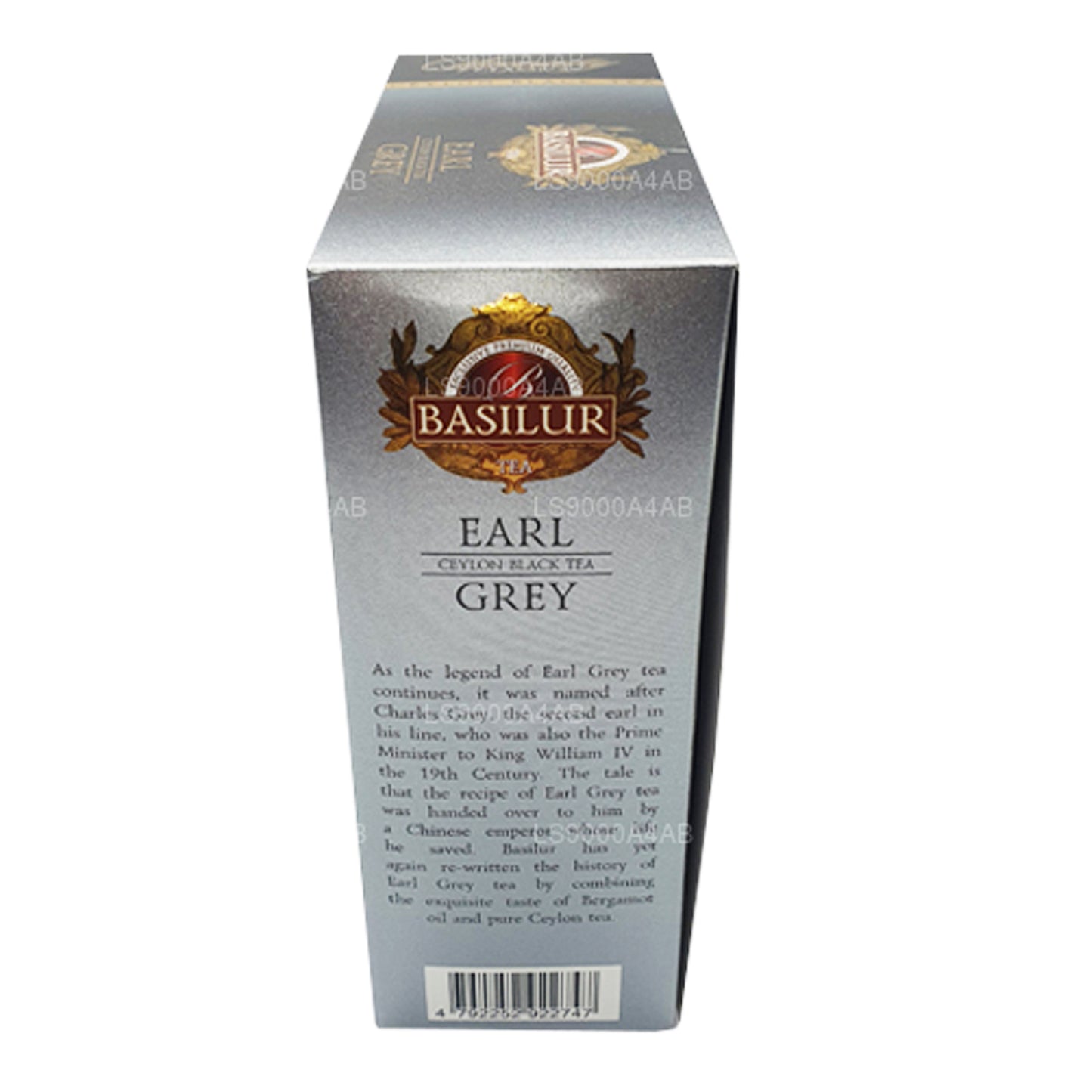 Té negro de Ceilán Basilur Speciality Classics Earl Grey (200 g) 100 bolsitas de té