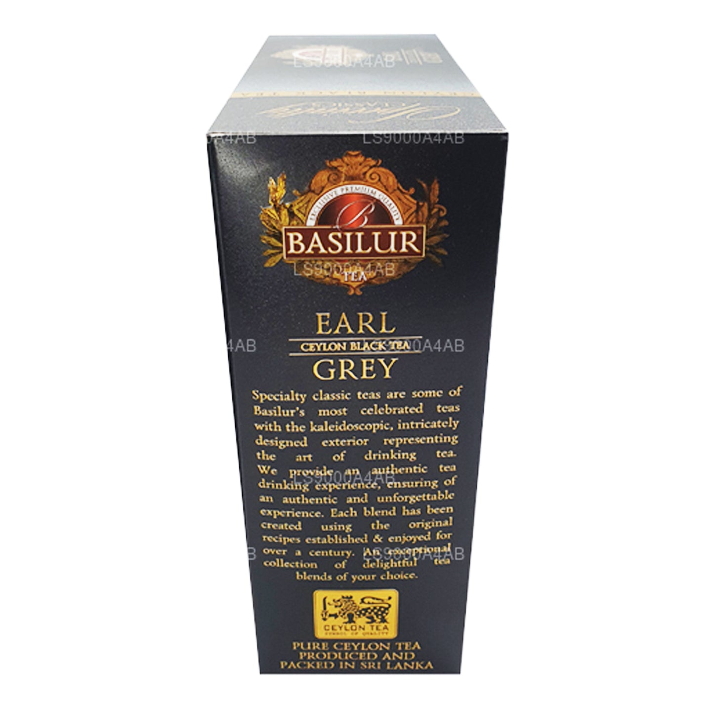 Té negro de Ceilán Basilur Speciality Classics Earl Grey (200 g) 100 bolsitas de té