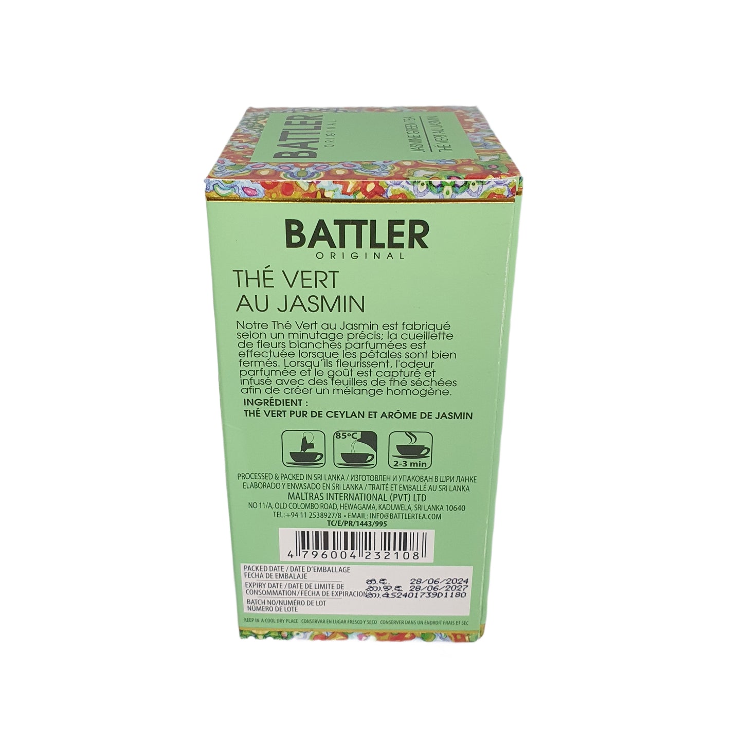Té Verde Jazmín Original Battler (40 g) 20 Bolsitas
