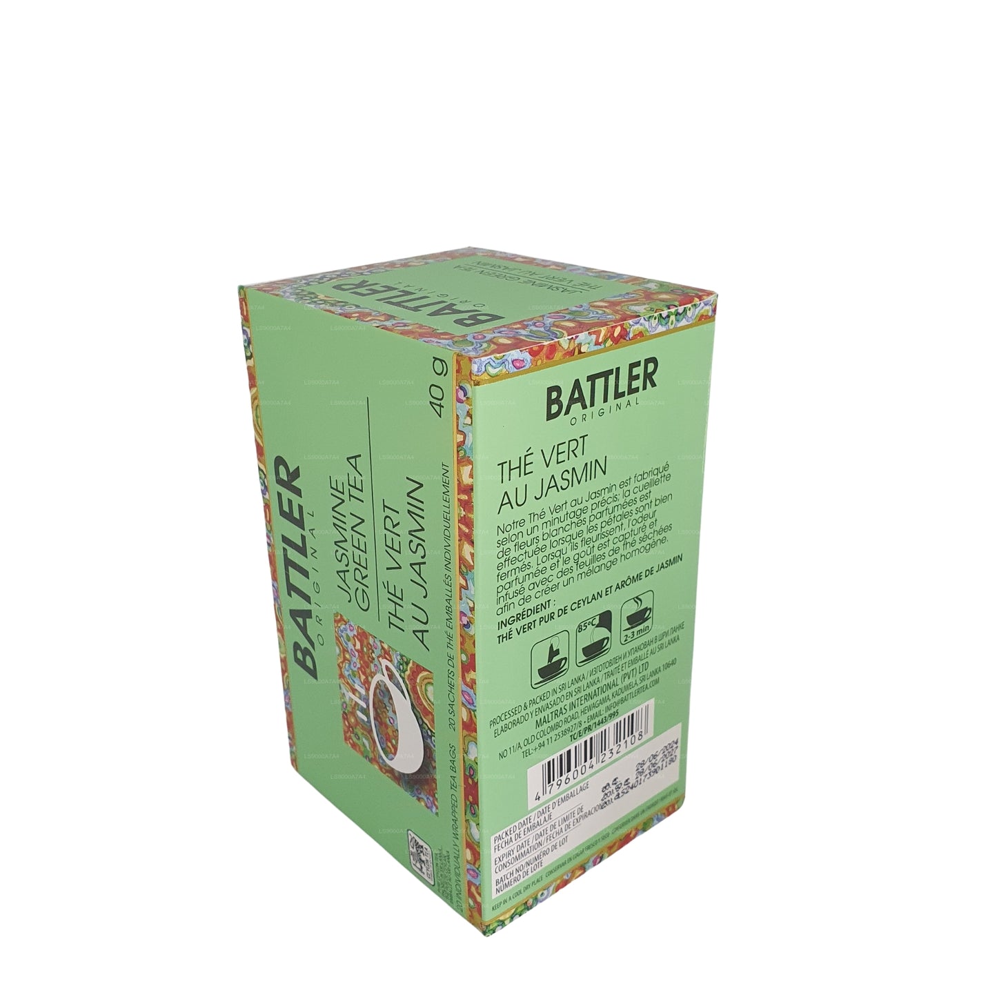 Té Verde Jazmín Original Battler (40 g) 20 Bolsitas