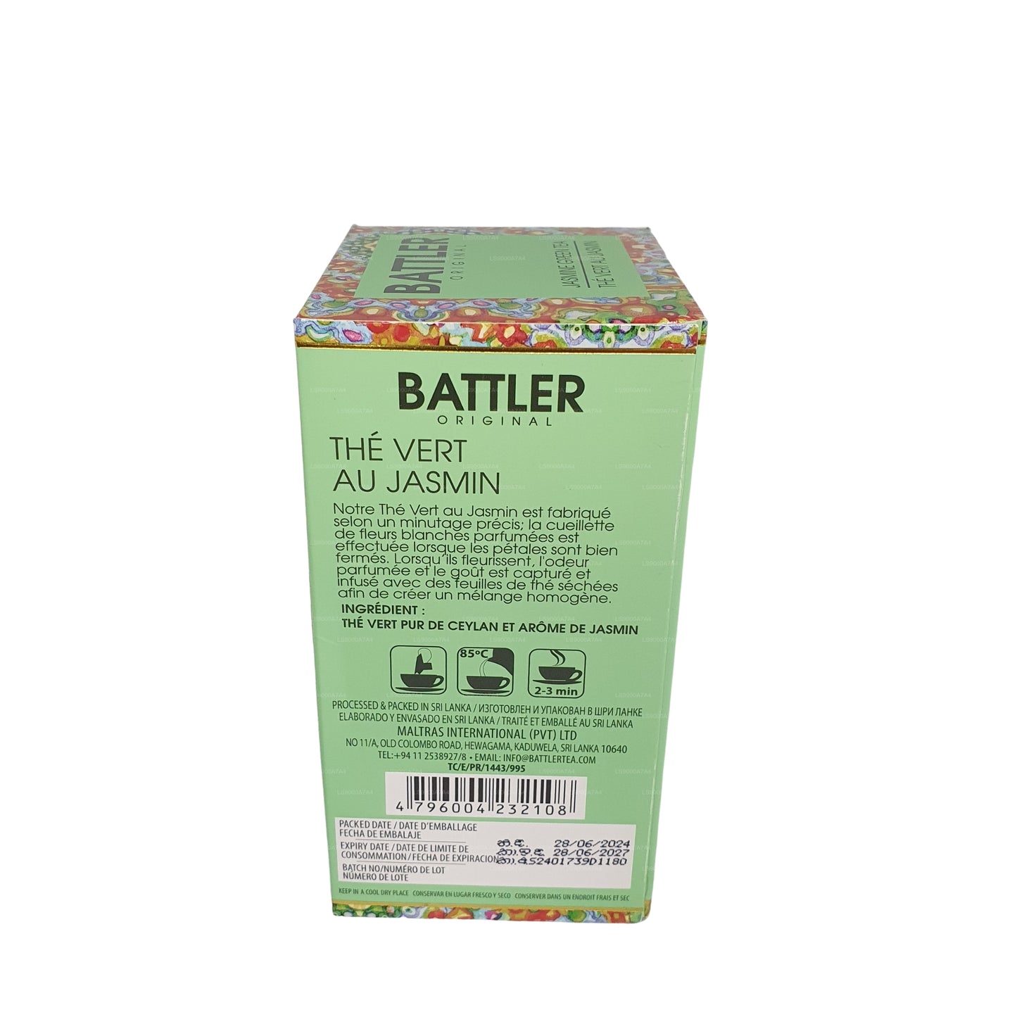 Té Verde Jazmín Original Battler (40 g) 20 Bolsitas
