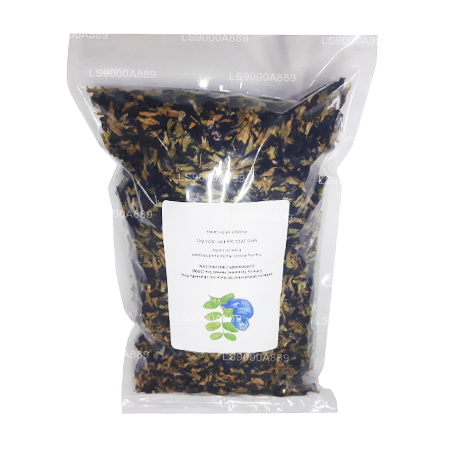 Té de hierbas Lakpura deshidratado Nil Katarolu (arveja mariposa; Clitoria Ternatea) (40 g)