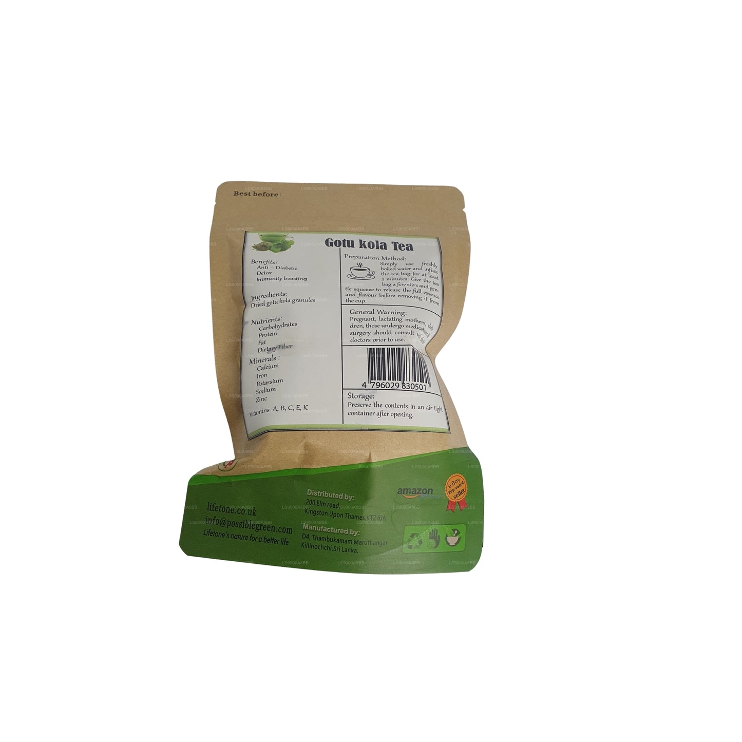 Té Lifetone Gotukola (30 g)