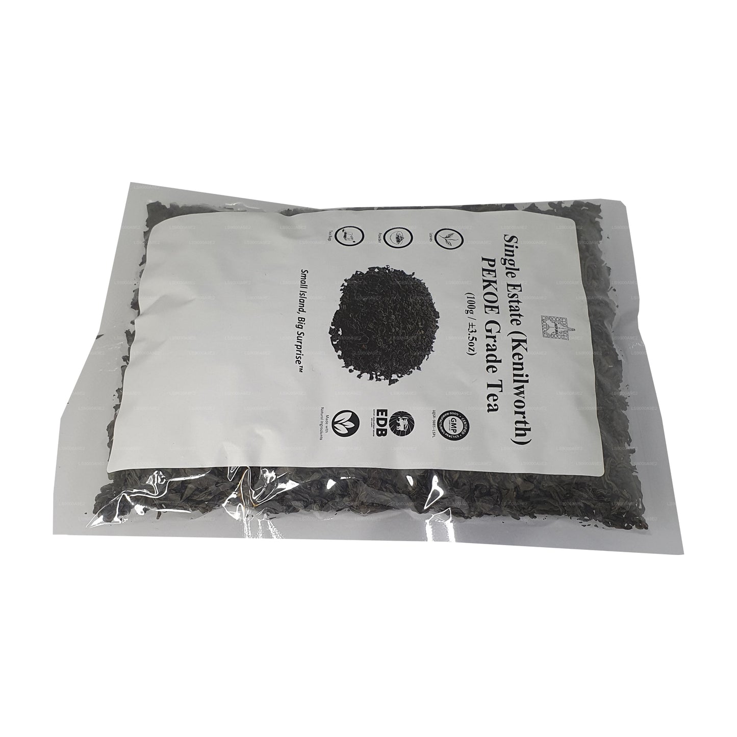 Té negro de Ceilán Lakpura Single Estate (Kenilworth) de grado PEKOE (100 g)