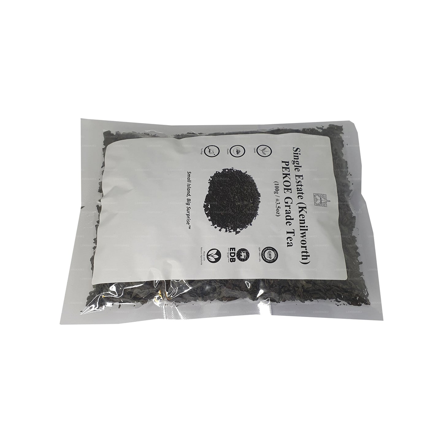 Té negro de Ceilán Lakpura Single Estate (Kenilworth) de grado PEKOE (100 g)