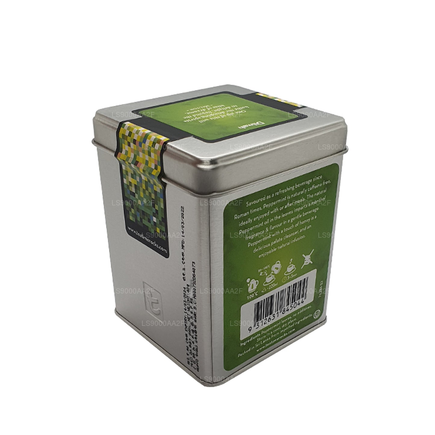 Carrito de hojas de menta pura Dilmah (34 g)
