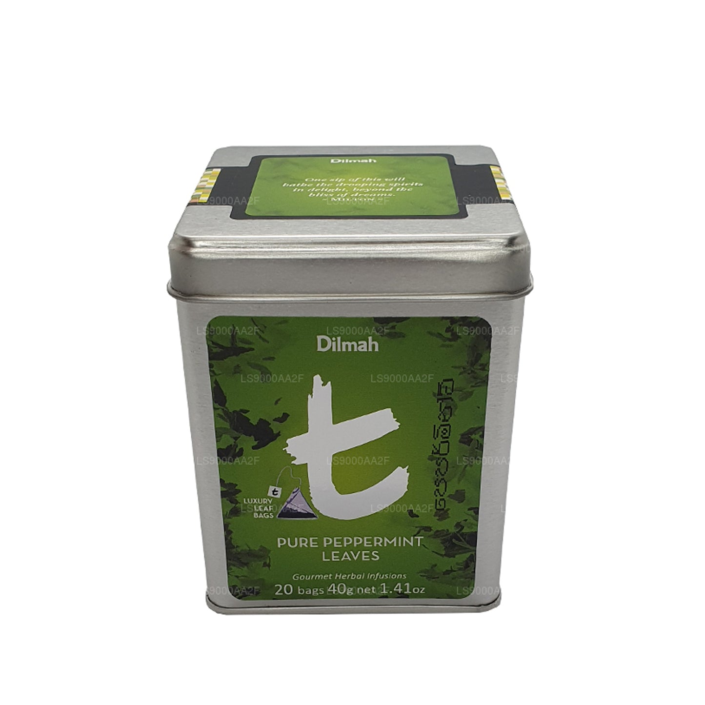 Carrito de hojas de menta pura Dilmah (34 g)