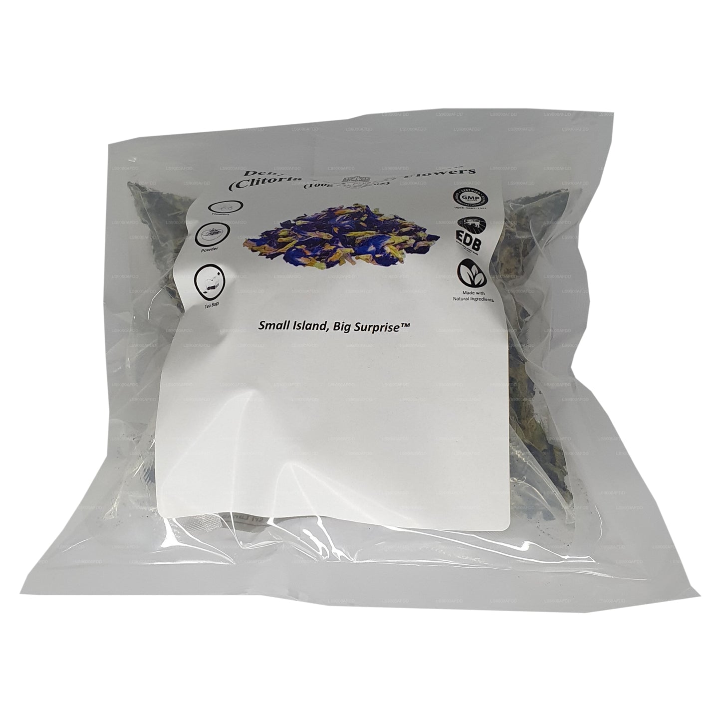 Flores deshidratadas de Clitoria Ternatea (Nil Katarolu) de Lakpura®.