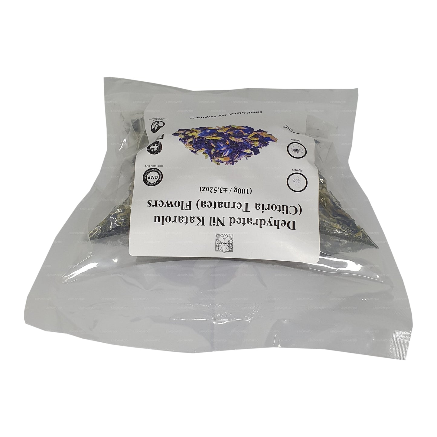 Flores deshidratadas de Clitoria Ternatea (Nil Katarolu) de Lakpura®.