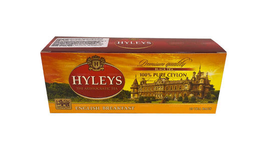 Té Hyleys Black English Breakfast (37,5 g), 25 bolsitas de té