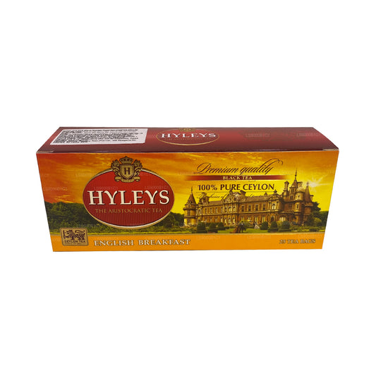Té Hyleys Black English Breakfast (37,5 g), 25 bolsitas de té