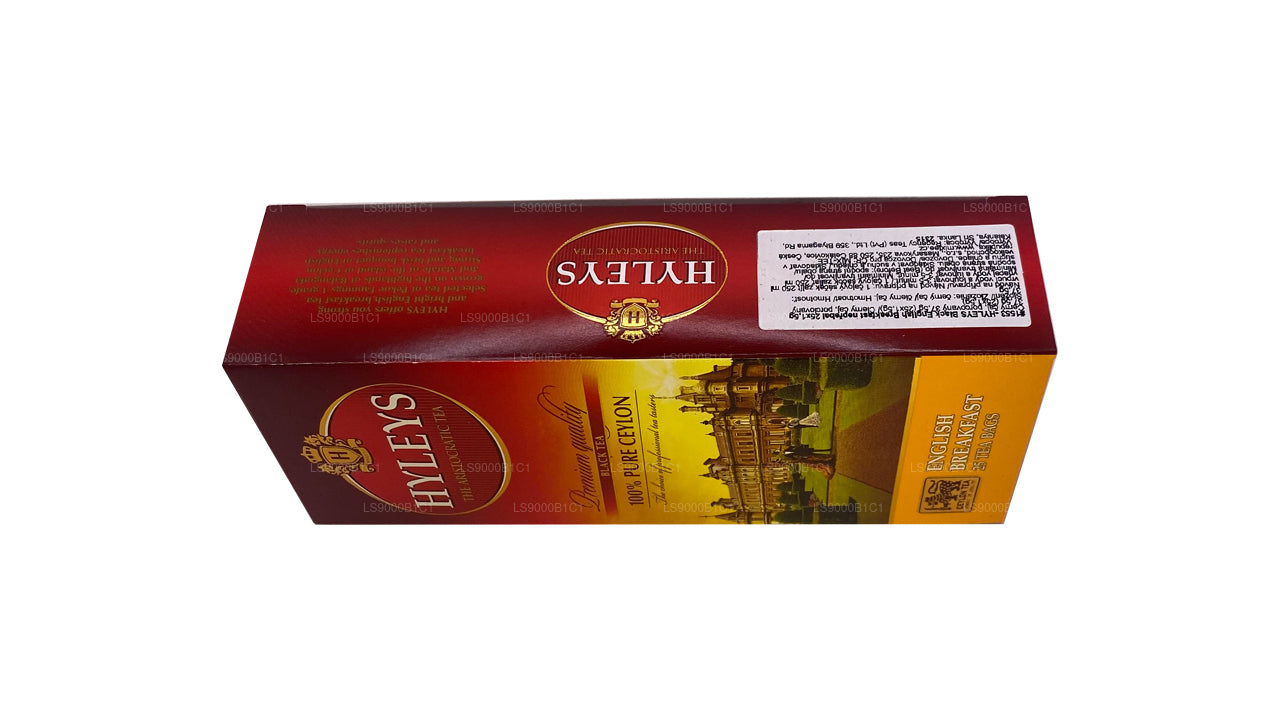 Té Hyleys Black English Breakfast (37,5 g), 25 bolsitas de té
