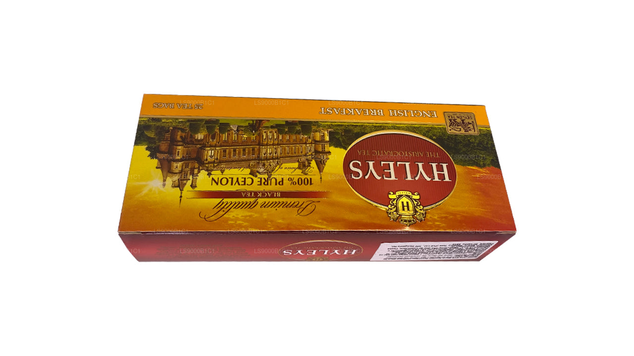 Té Hyleys Black English Breakfast (37,5 g), 25 bolsitas de té