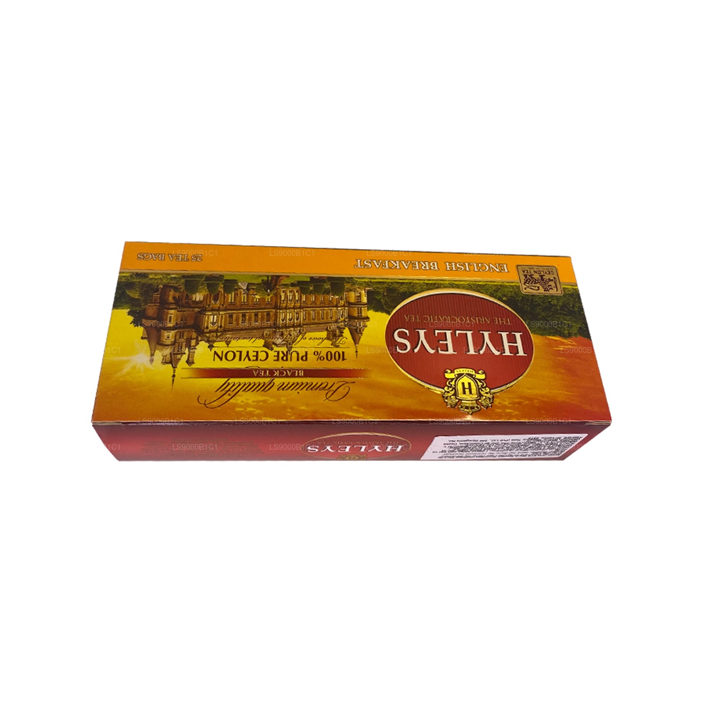 Té Hyleys Black English Breakfast (37,5 g), 25 bolsitas de té