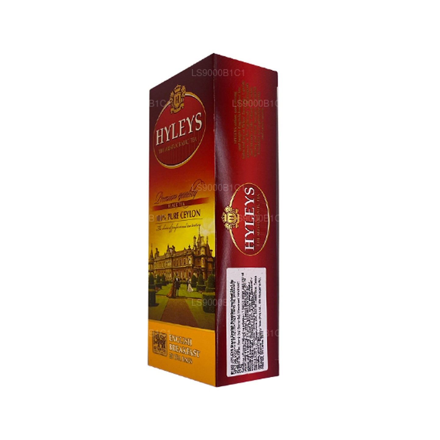 Té Hyleys Black English Breakfast (37,5 g), 25 bolsitas de té