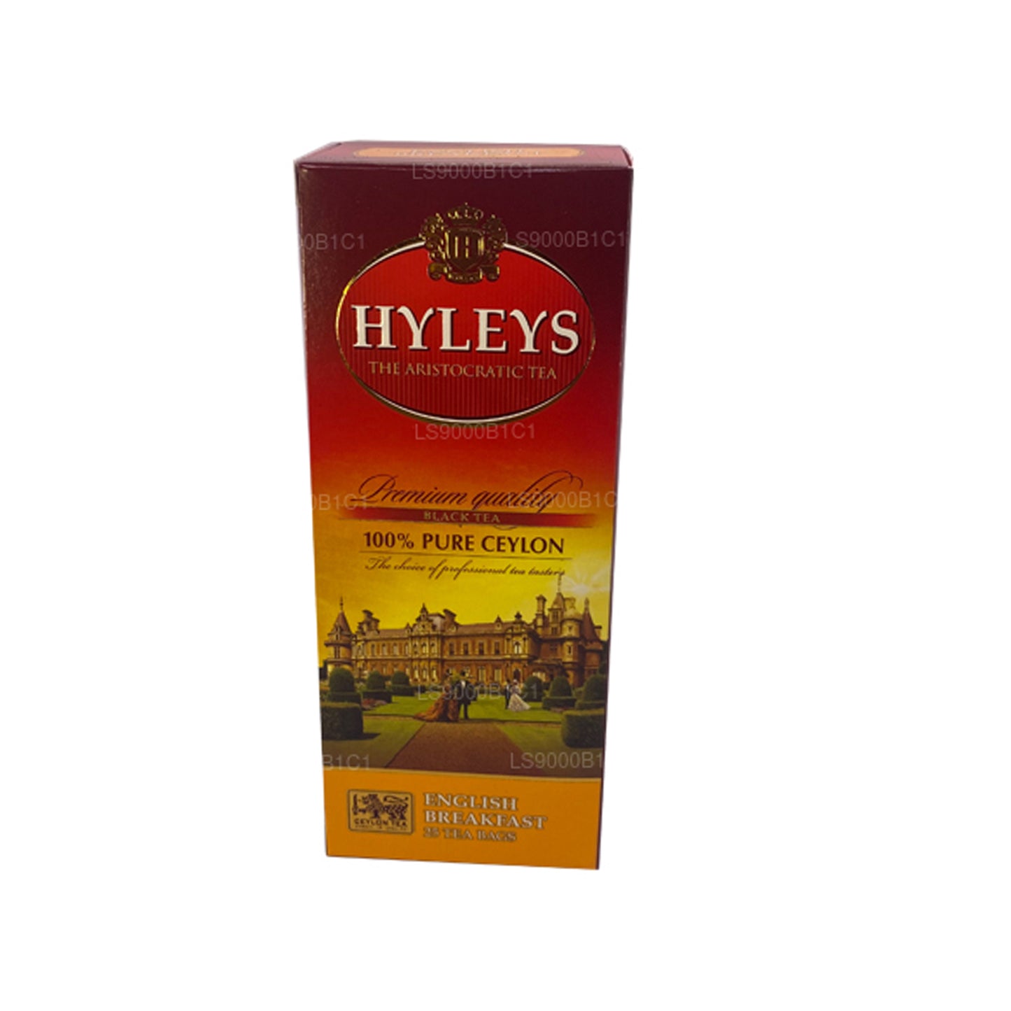 Té Hyleys Black English Breakfast (37,5 g), 25 bolsitas de té