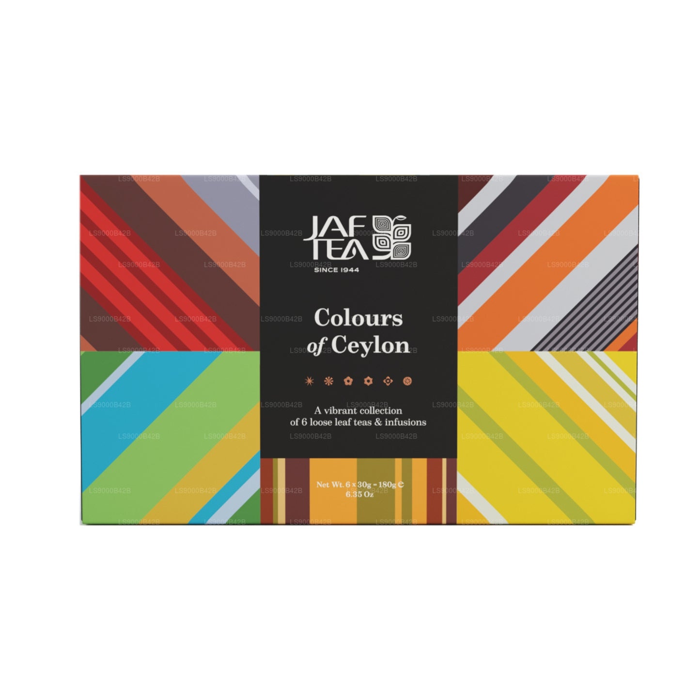 Paquete de regalo Jaf Tea Colours Of Ceylon (180 g)