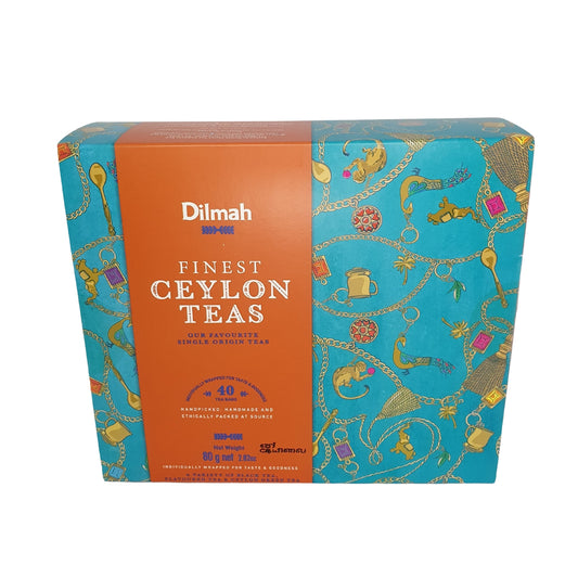 Paquete de regalo Dilmah Finest Ceylon Teas (80 g), 40 bolsitas de té