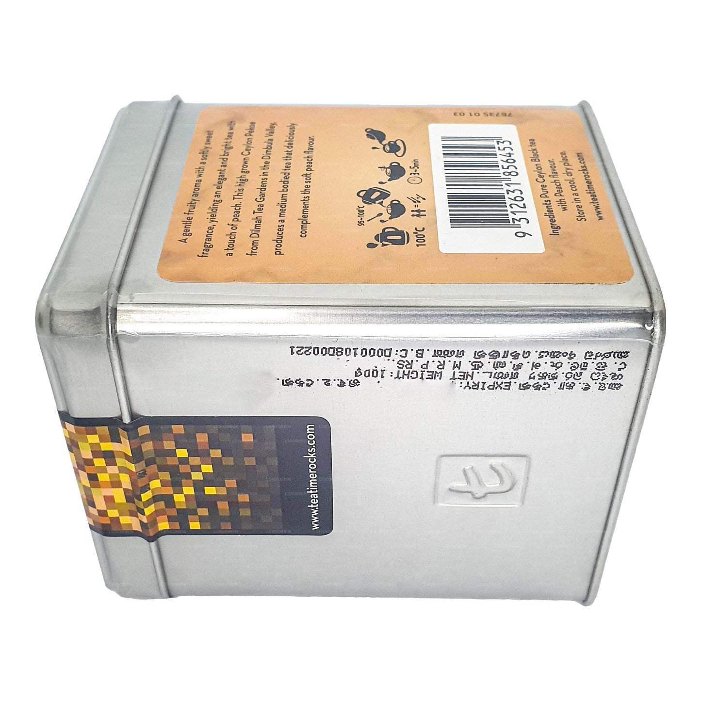 Té de hojas sueltas Dilmah Serie T Melocotón (100 g)