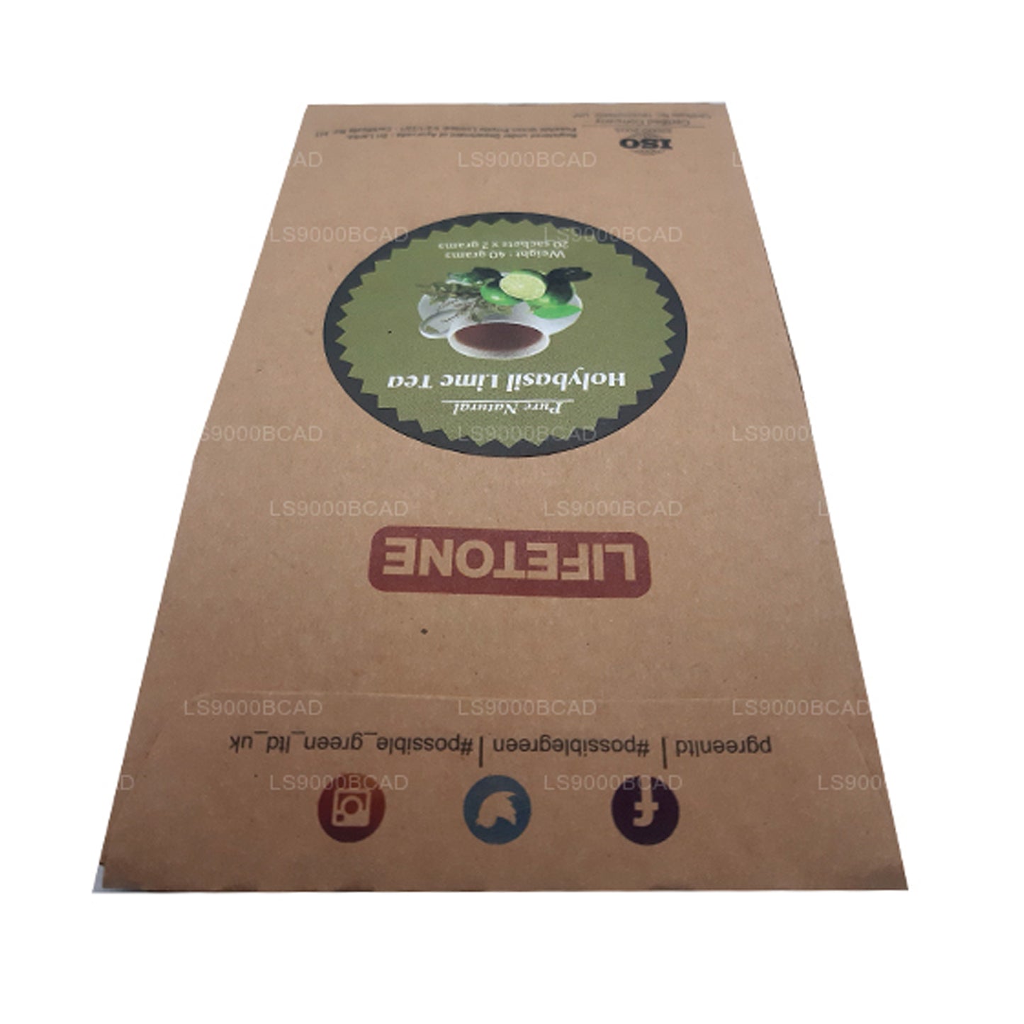 Té de lima Holy Basil de Lifetone (40 g)