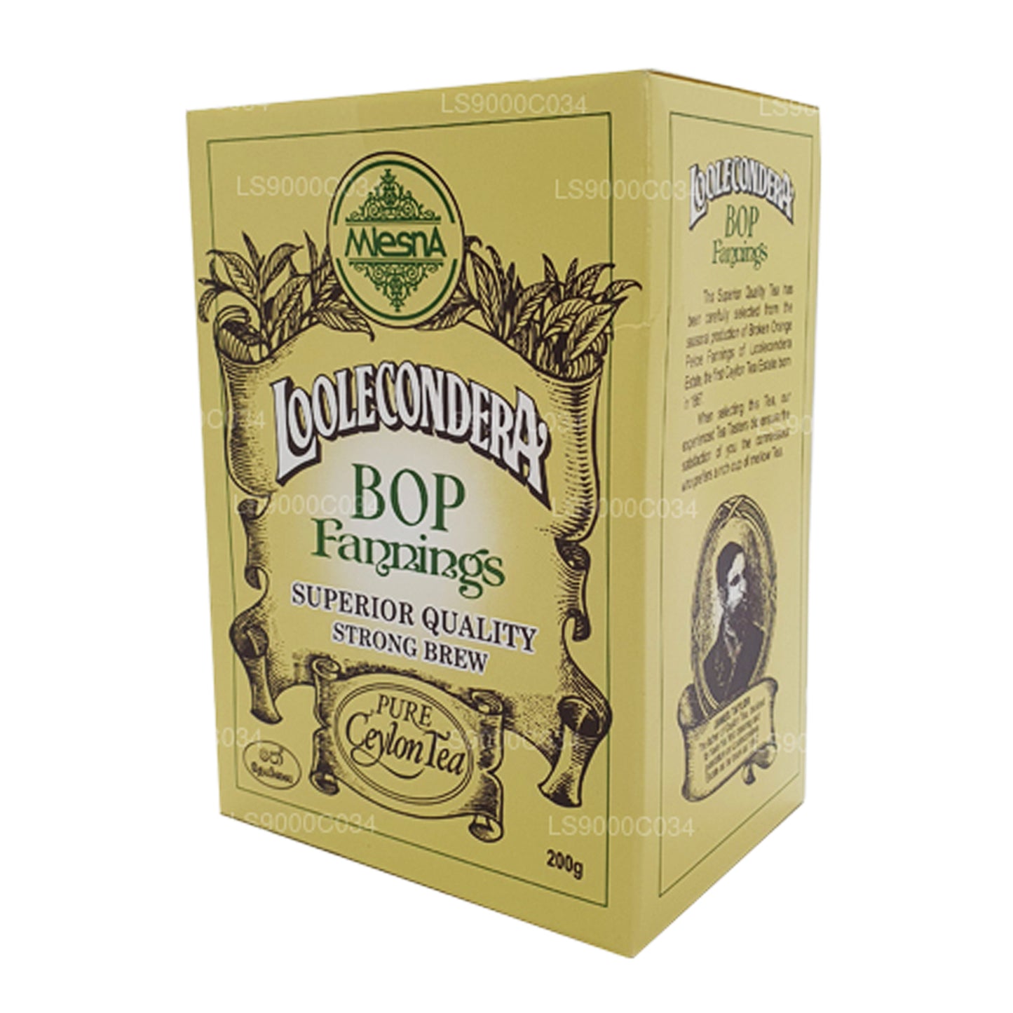 Té suelto Mlesna Loolecondera BOP Fanings Strong Brew (200 g)
