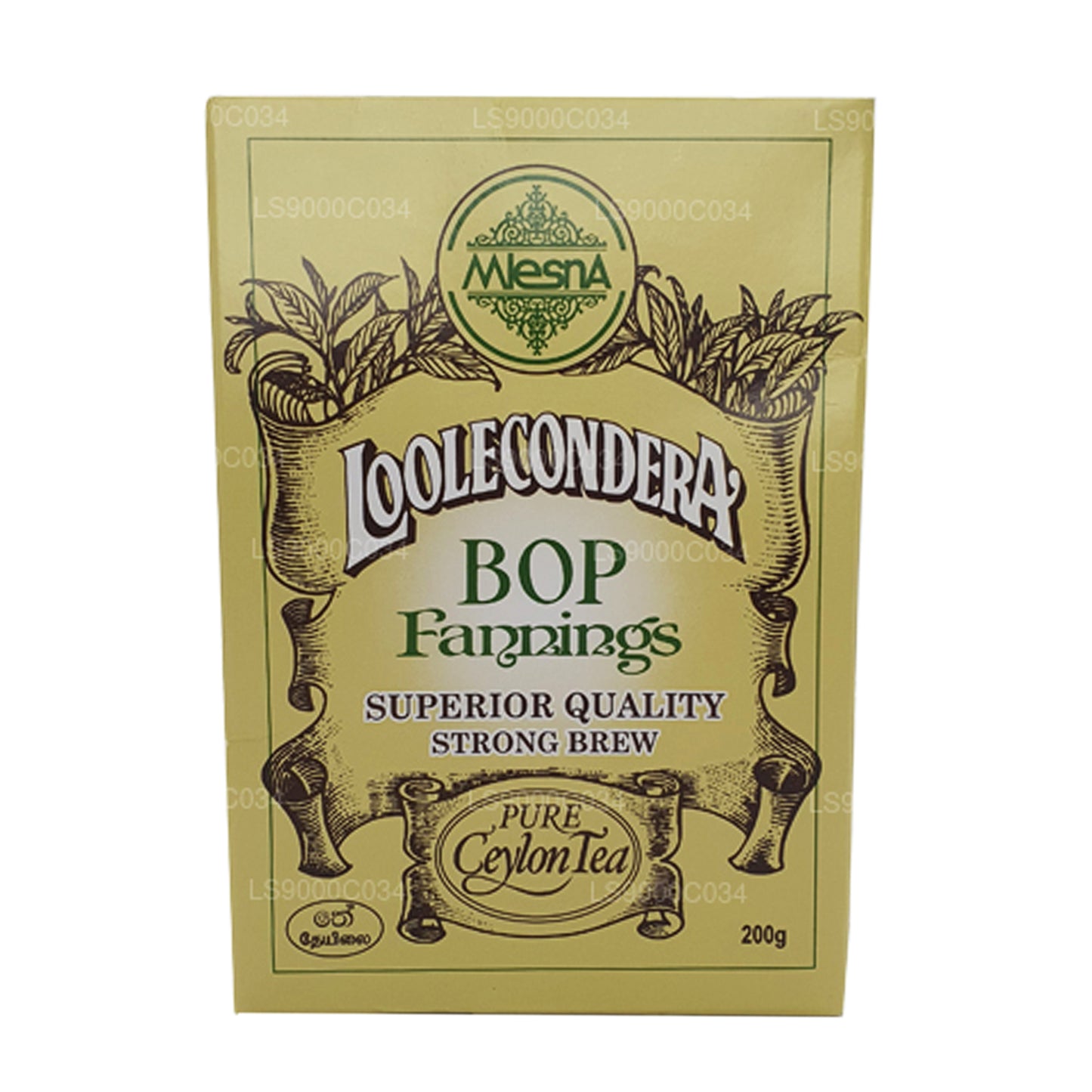Té suelto Mlesna Loolecondera BOP Fanings Strong Brew (200 g)