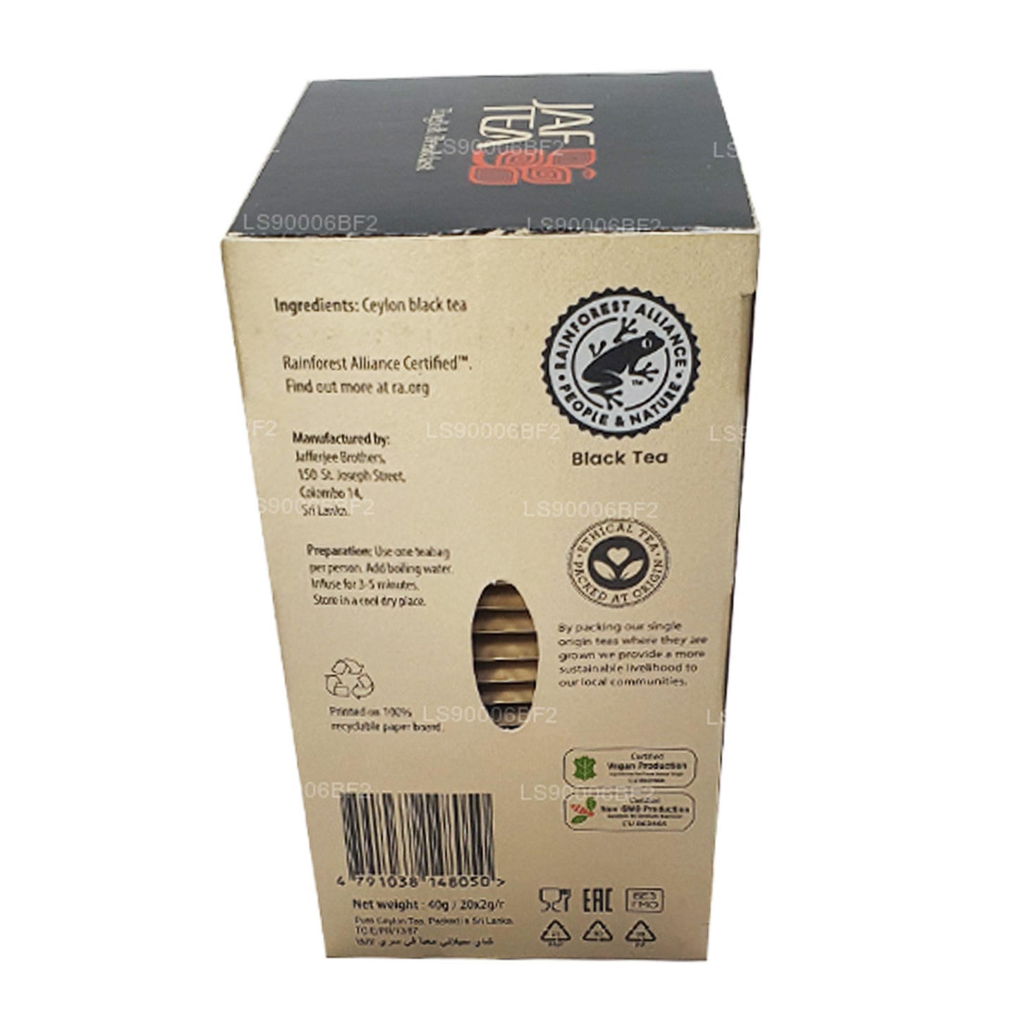 Jaf Tea English Breakfast (40 g) 20 bolsitas de té