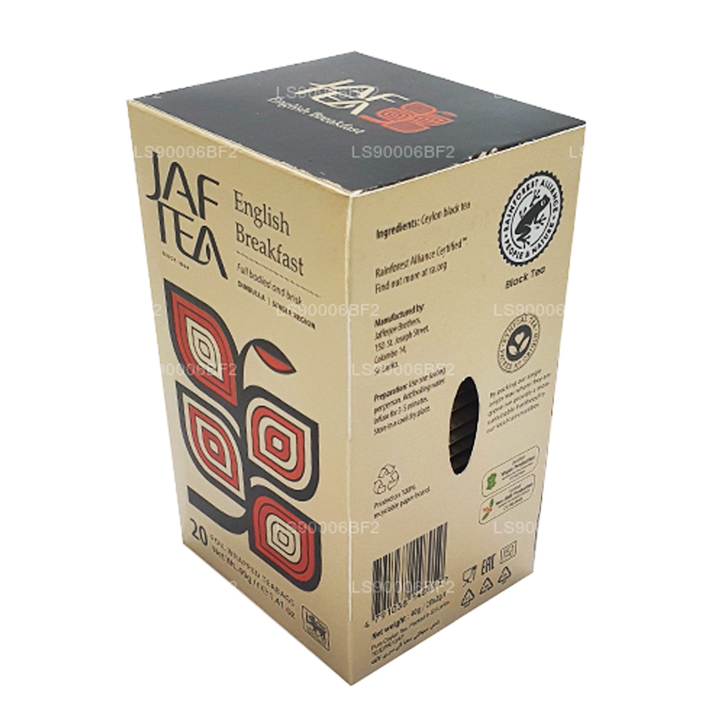 Jaf Tea English Breakfast (40 g) 20 bolsitas de té