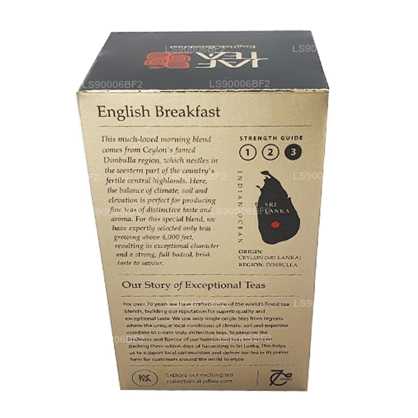 Jaf Tea English Breakfast (40 g) 20 bolsitas de té