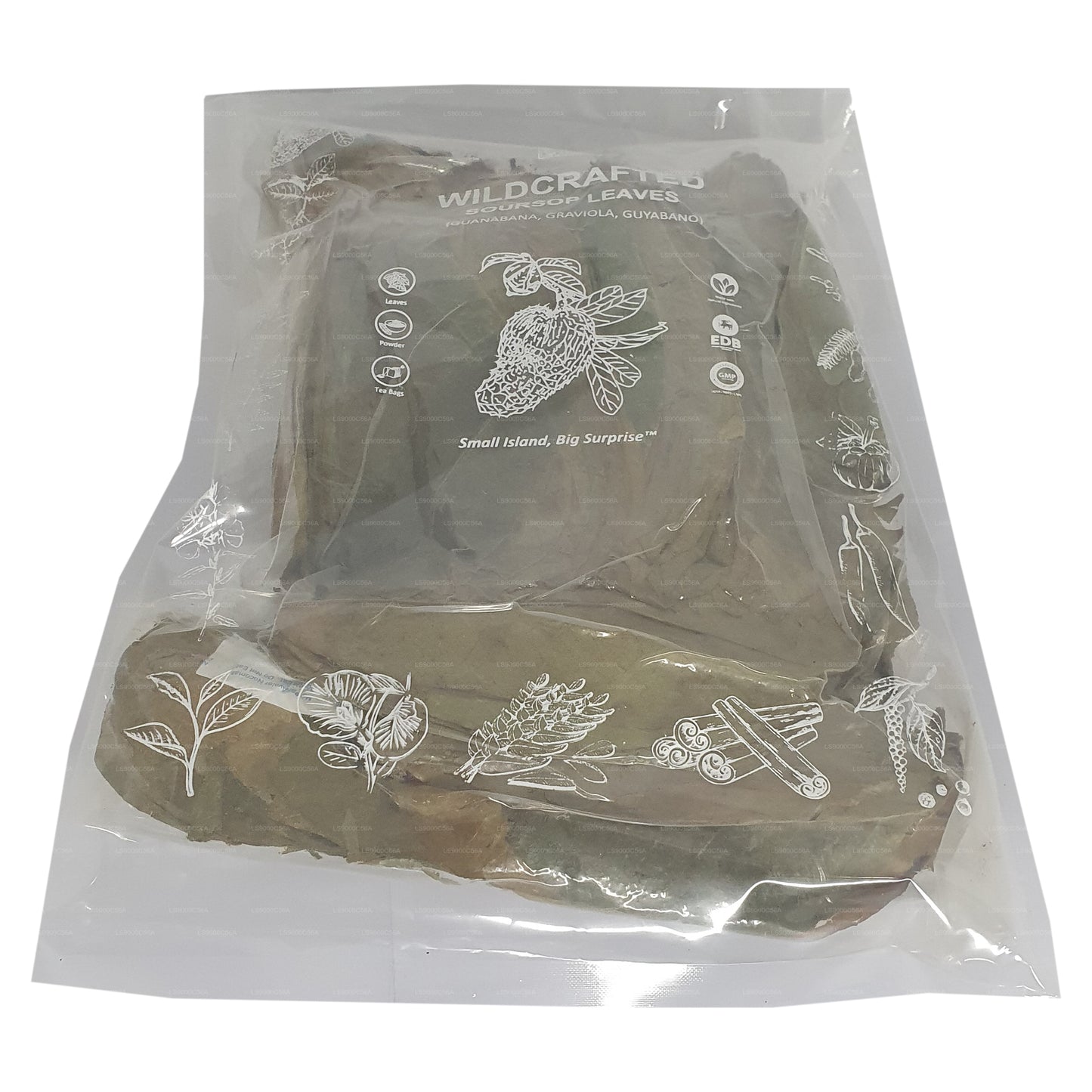 Hojas Deshidratadas Enteras de Guanábana Silvestre Lakpura® (Guanabana, Graviola, Guyabano)