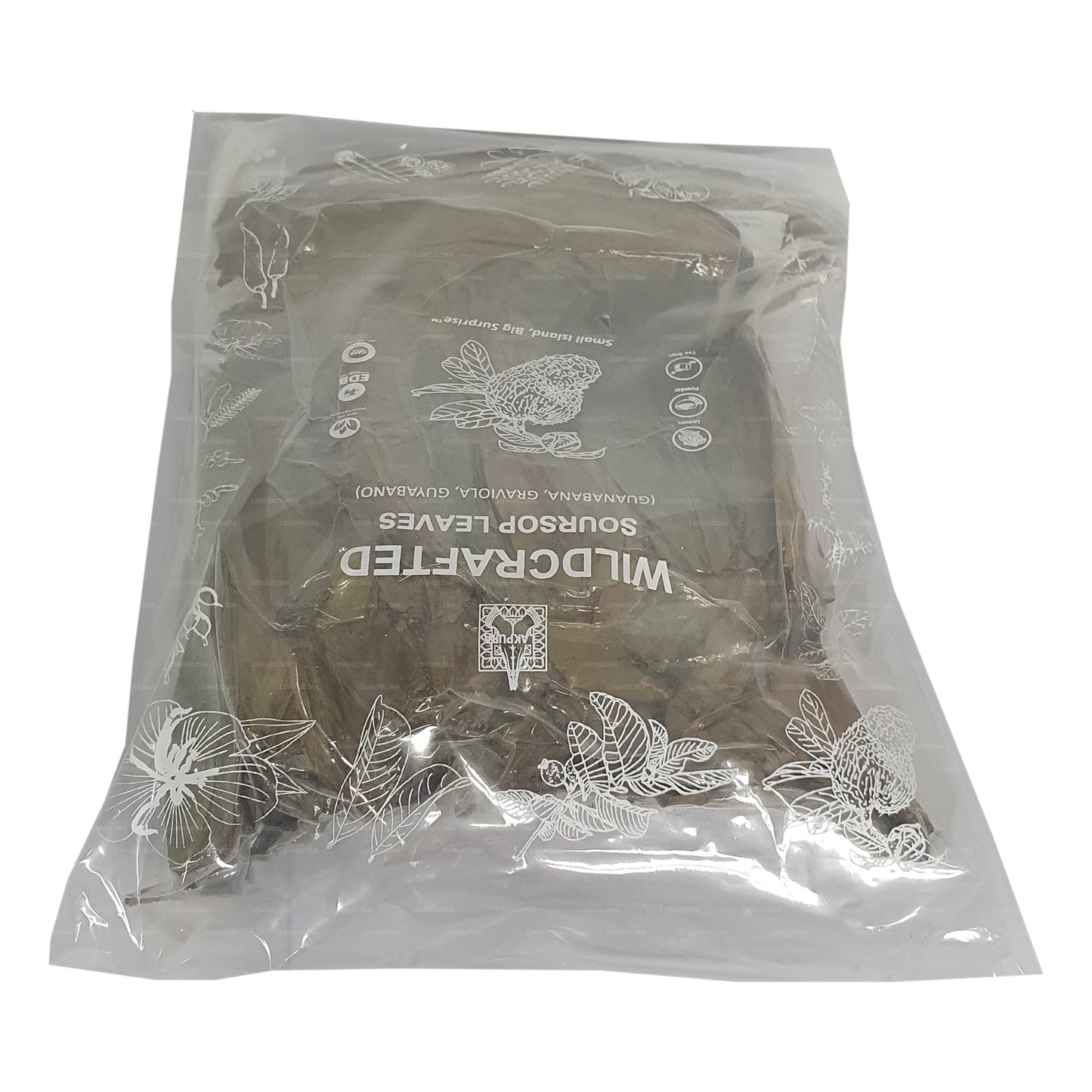 Hojas Deshidratadas Enteras de Guanábana Silvestre Lakpura® (Guanabana, Graviola, Guyabano)