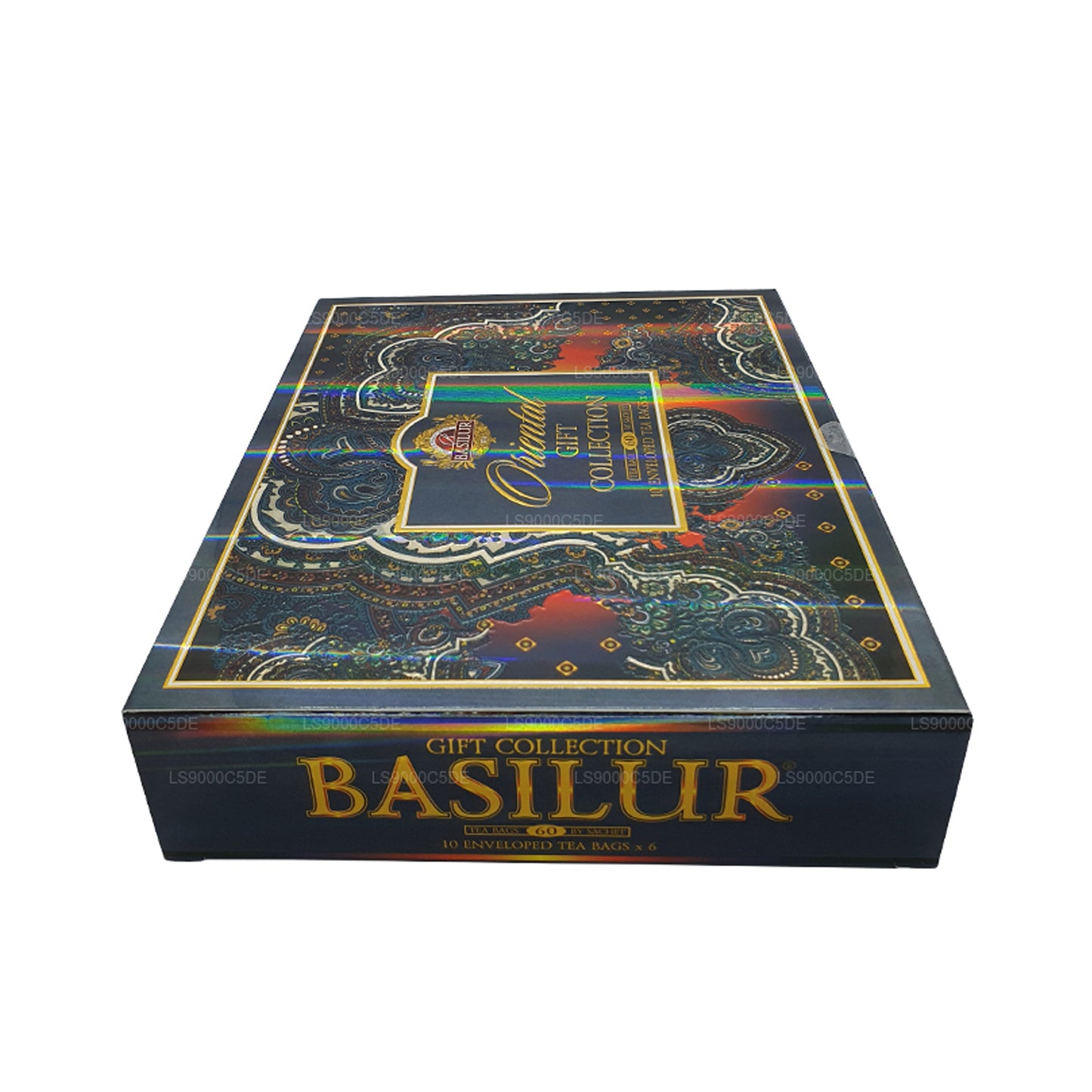 Colección de regalos orientales surtidos de Basilur (110 g), 60 bolsitas de té envueltas