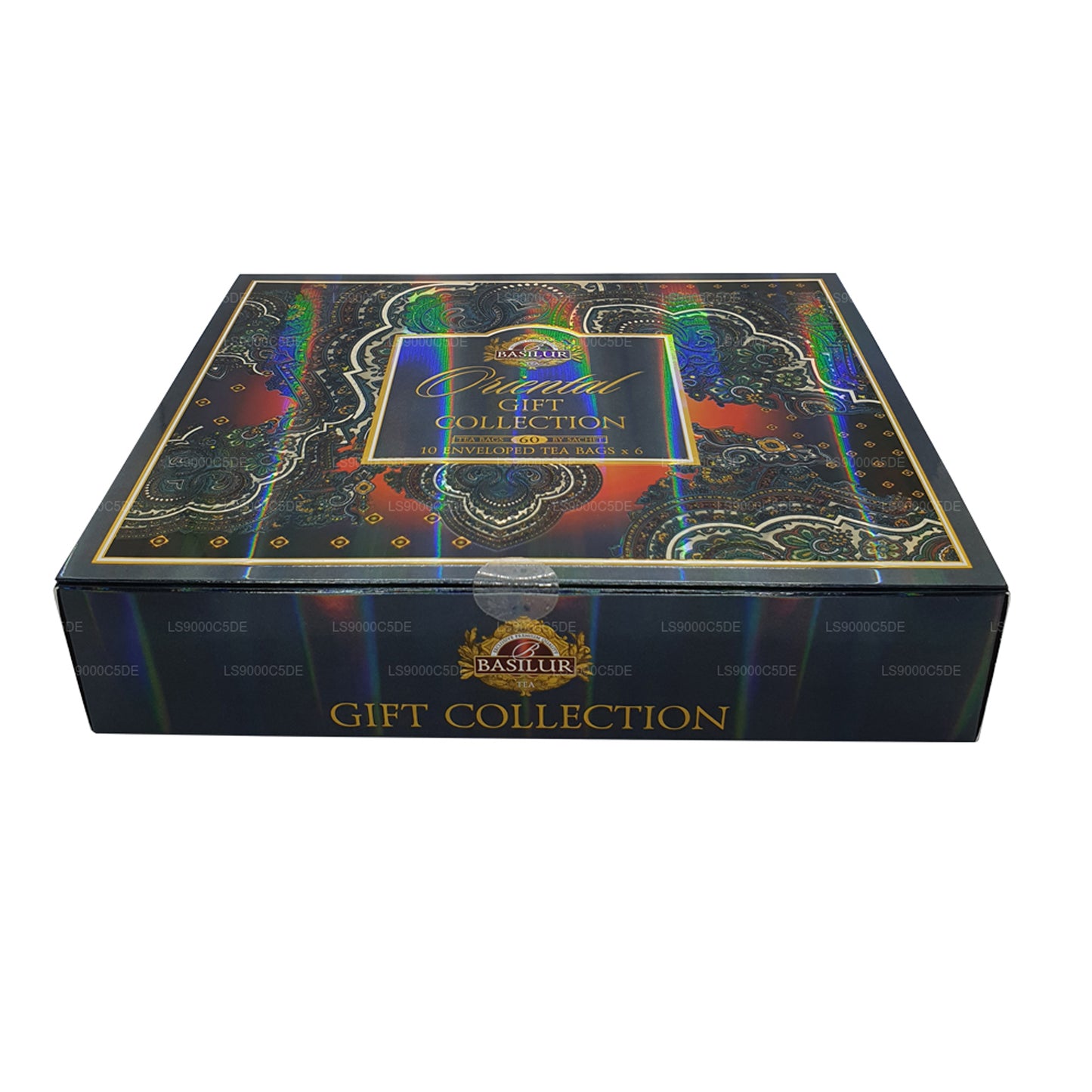 Colección de regalos orientales surtidos de Basilur (110 g), 60 bolsitas de té envueltas