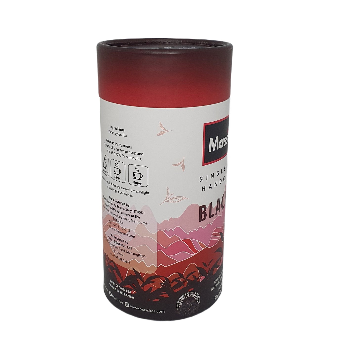 Té negro artesanal Massi Tea Single Estate (50 g)