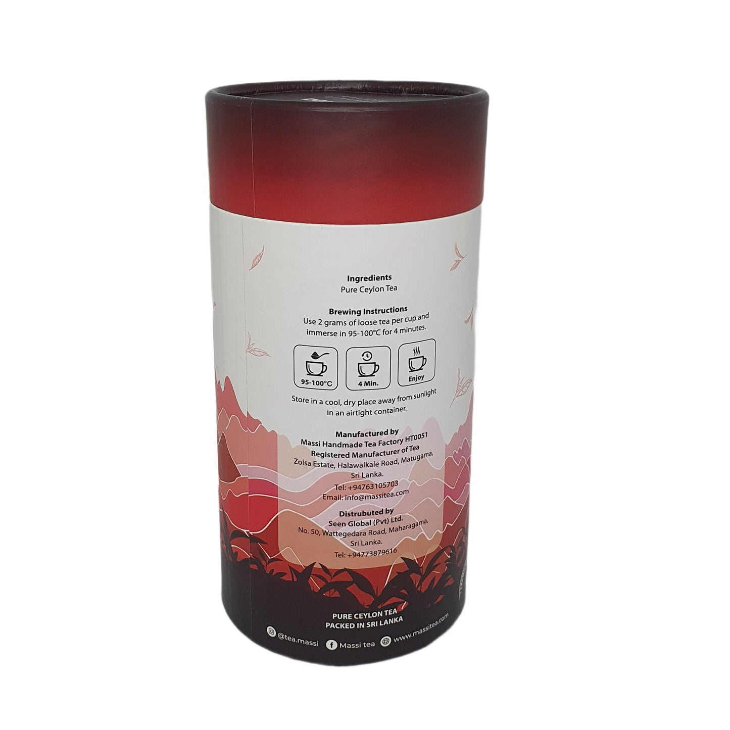 Té negro artesanal Massi Tea Single Estate (50 g)