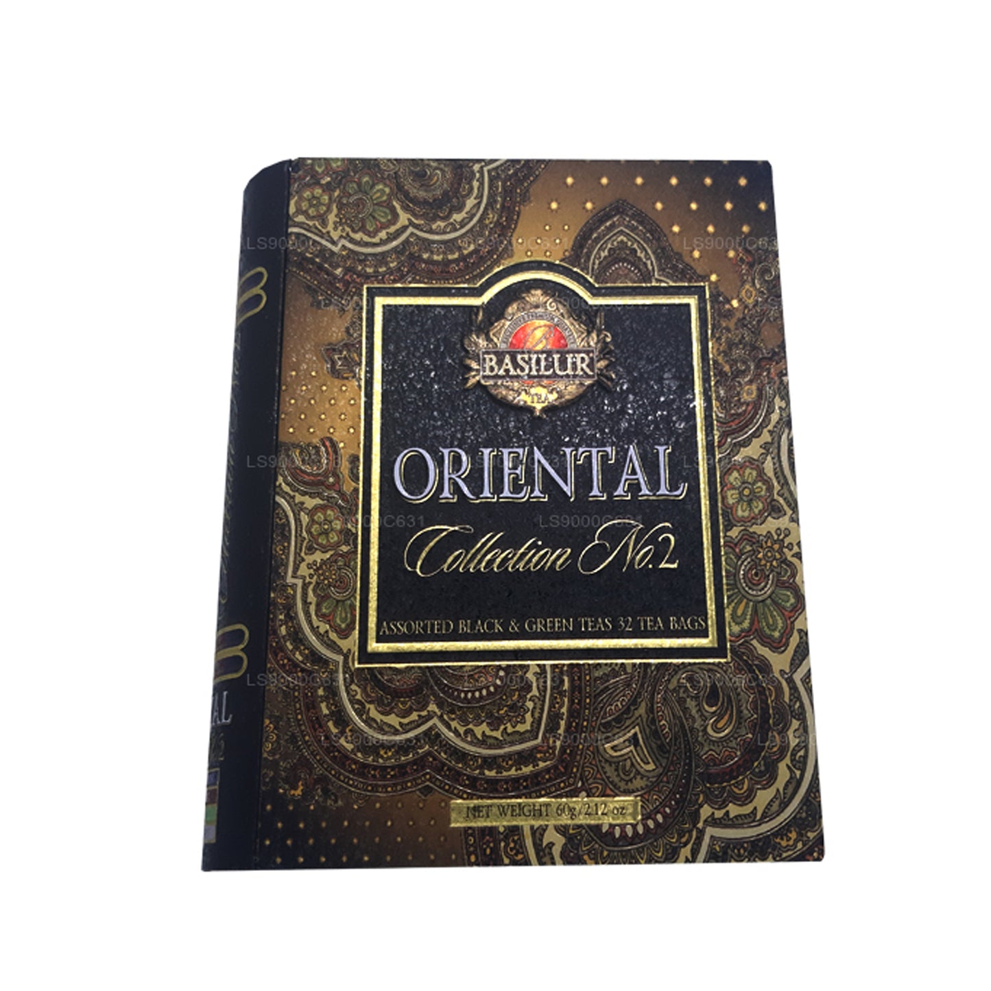 Libro de té Basilur Oriental Collection, volumen 2 (60 g), 32 bolsitas de té