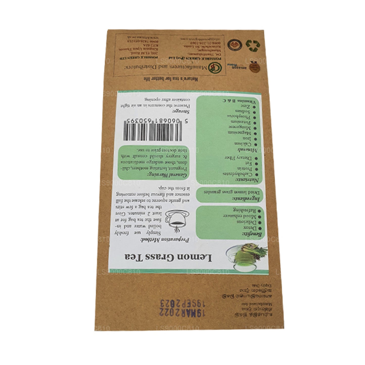 Té de citronela Lifetone (30 g)