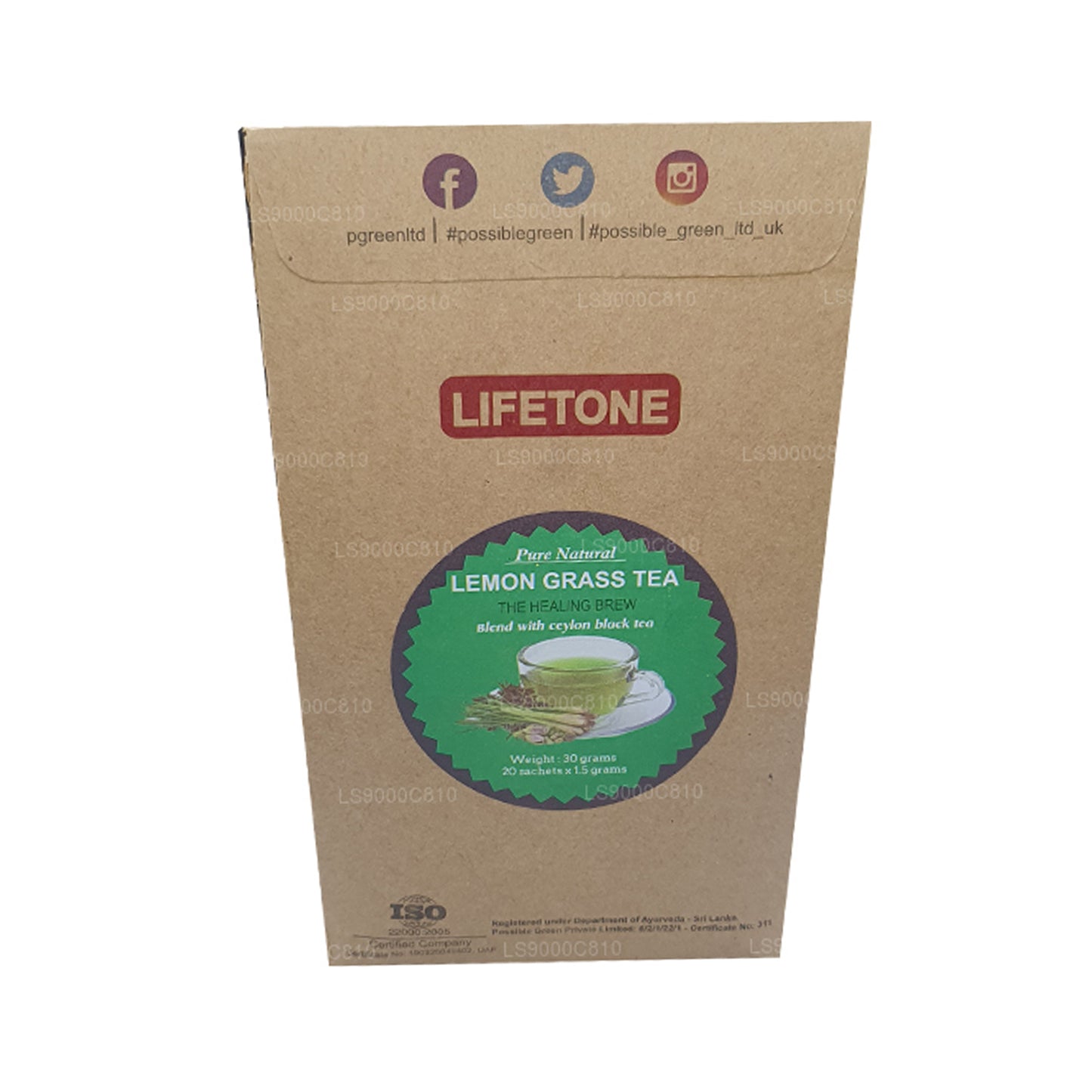 Té de citronela Lifetone (30 g)