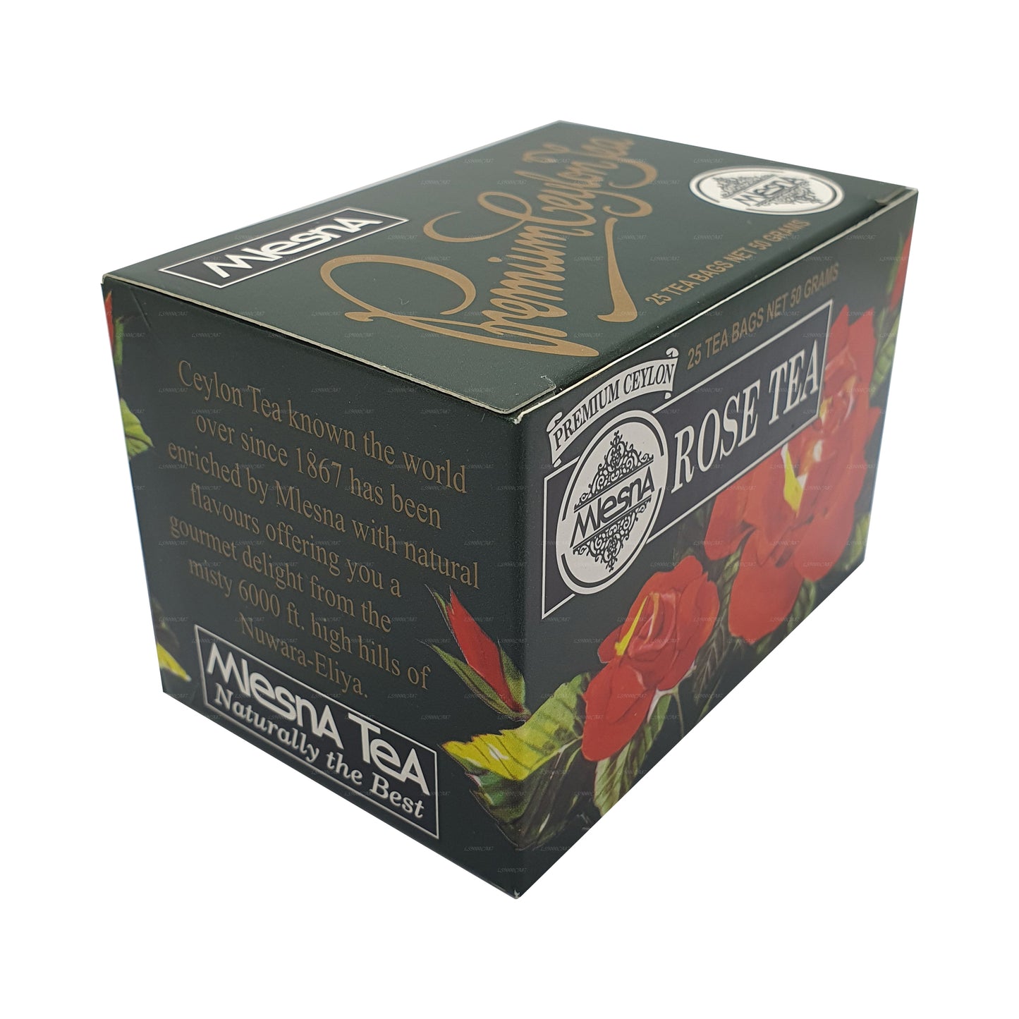 Té de rosas Mlesna (50 g) 25 bolsitas de té