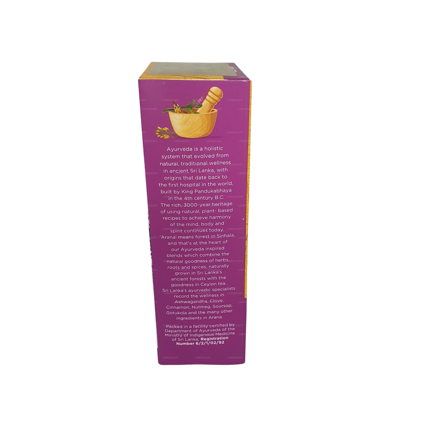 Infusión de hierbas naturales Dilmah Arana Detox (20 bolsitas de té sin etiqueta)