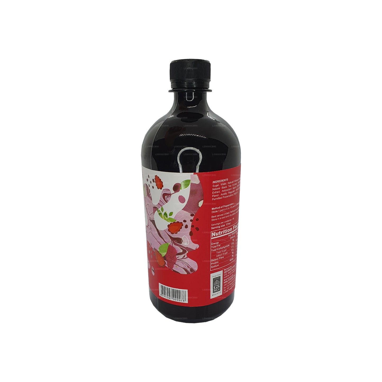 Concentrado de té helado de fresa Heladiv (750 ml)