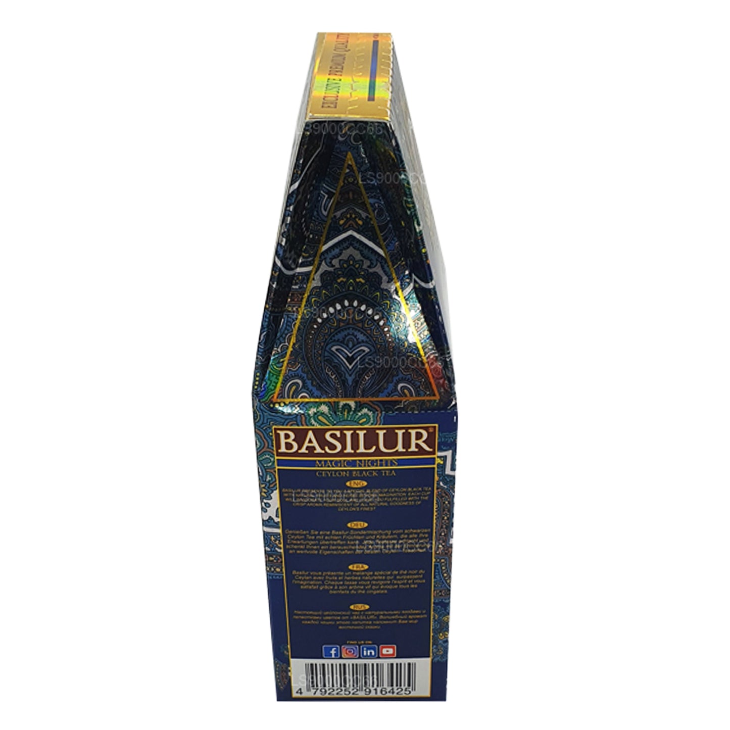 Té de hojas negras de Ceilán Basilur Magic Nights (100 g)